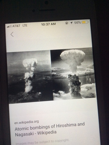 The Bombing of Hirashima and Nagasaki WW2