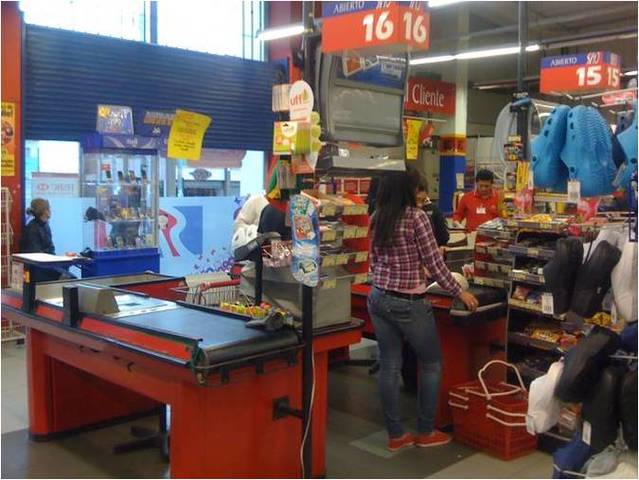 Ubicación de cajas registradoras