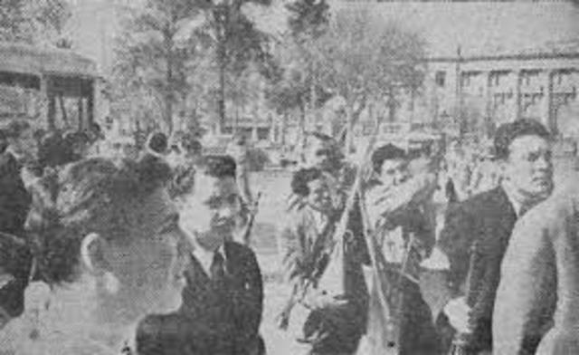 En medio de protestas..