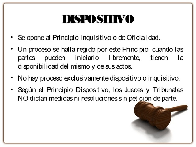 PROCESO DISPOSITIVO