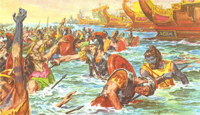 Julius Caesar’s invasion of the island.