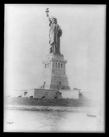 Statue of Liberty Unveiled; "The Huddled Masses Yearning To Be Free" Invited to Immigrate