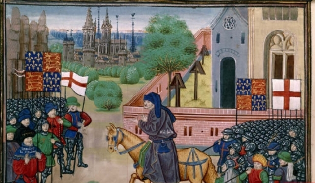 The Peasants’ Revolt led by Wat Tyler was the first rebellion of working-class people against their exploitation.