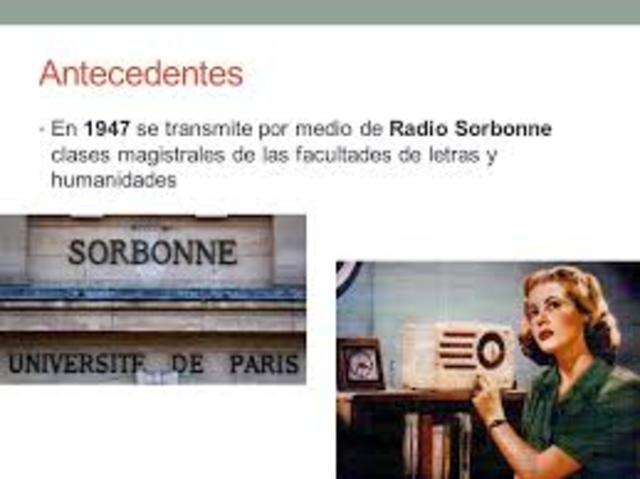 Inicia-se Transmissão de aulas pelo Rádio Sorbonne