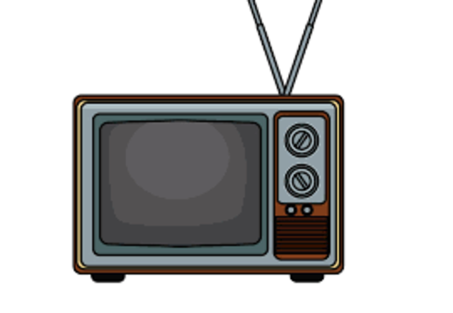 Uso del primer aparato de televisión