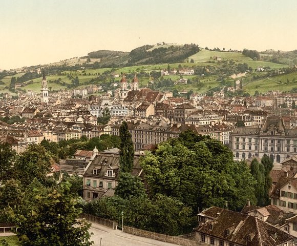 Fundación del monasterio de San Galo (Suiza)