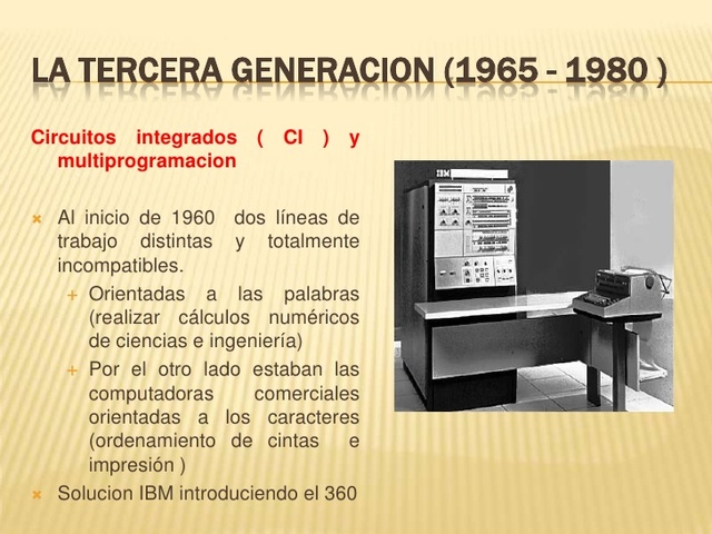 Tercera Generación: Circuitos integrados y multiprogramación