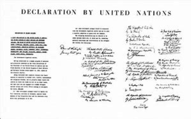 Entra en vigor la Carta de las Naciones Unidas con cuatro propósitos fundamentales: mantener la paz, fomentar la amistad entre los pueblos, impulsar la cooperación internacional y servir de centro de armonía para alcanzar esos nobles propósitos.