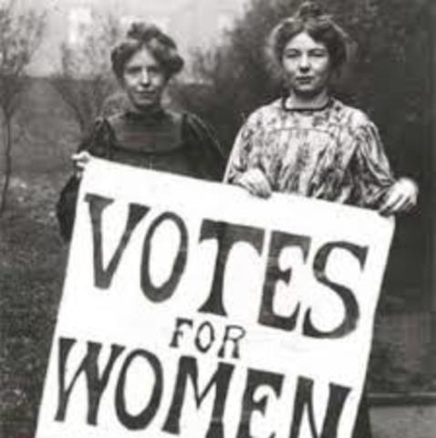 Voto de la mujer en Reino Unido