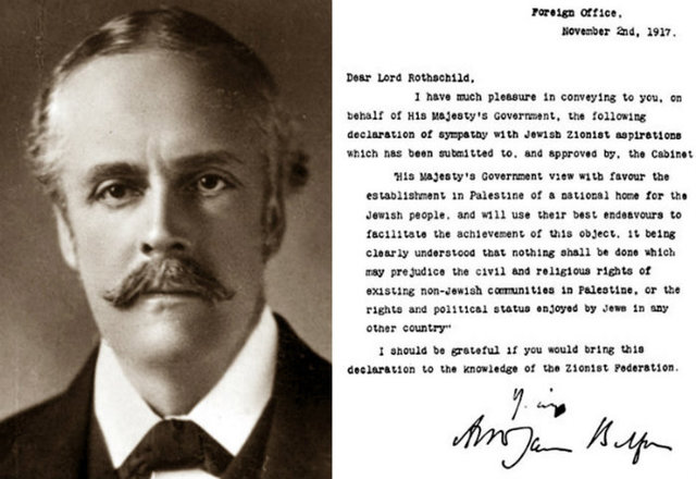 DECLARACIÓN DE BALFOUR
