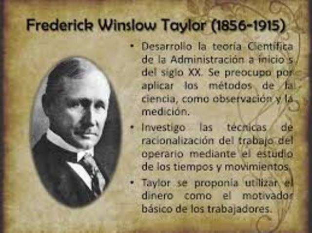 FREDERICK TAYLOR(ESCUELA DE LA ADMINISTRACIÓN CIENTIFICA)