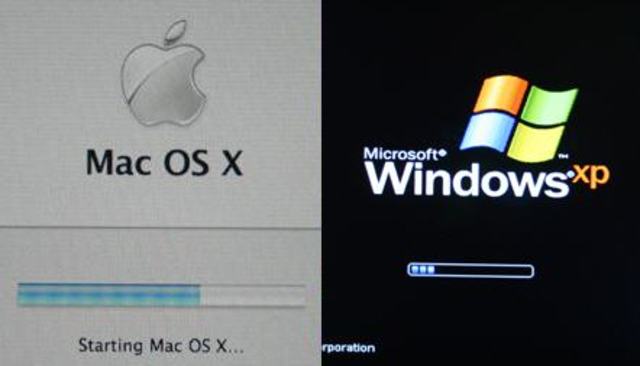 Mac OS X y Windows XP