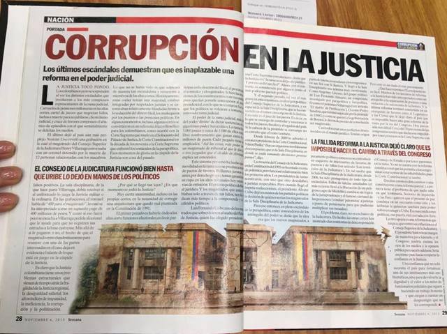 Corrupción en la justicia