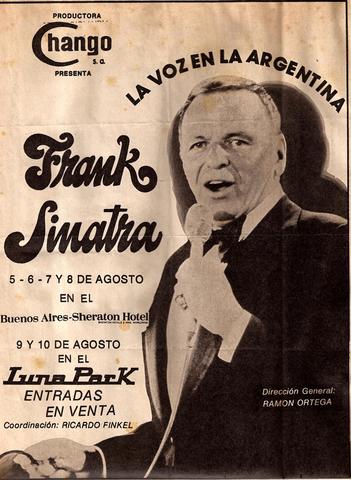 Show de Frank Sinatra en Argentina