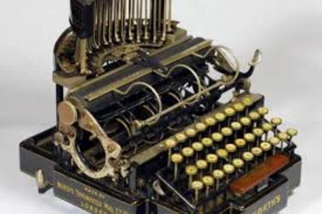 primera maquina de escribir