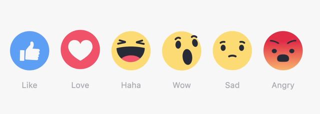 Reacciones de Facebook