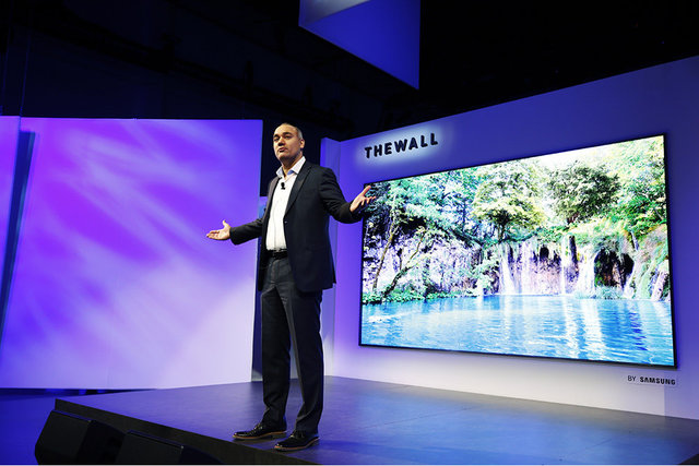 Samsung presenta televisor The Wall