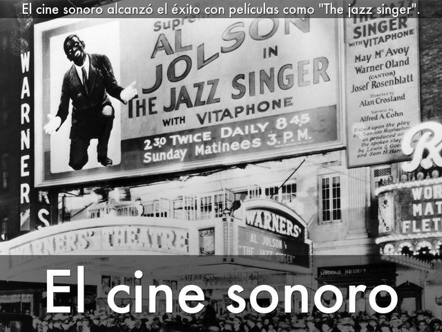 Invención del cine sonoro