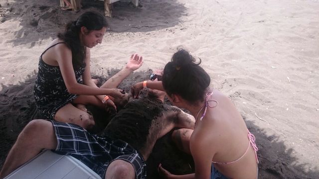 La fiesta de mis 15 años en la playa