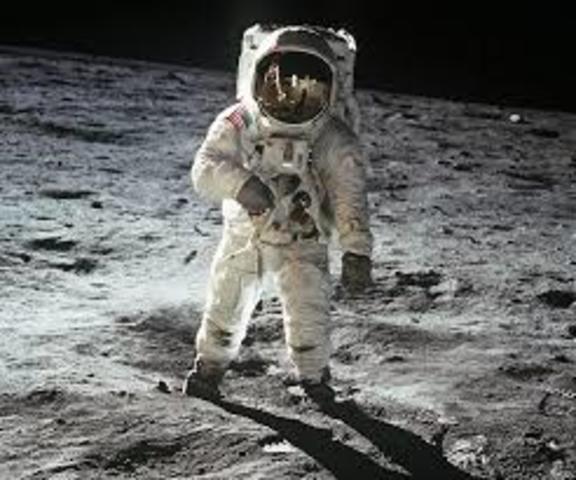 American Astronauts Land On The Moon