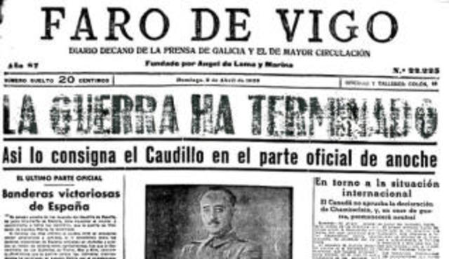 Se acaba la Guerra Civil Española.