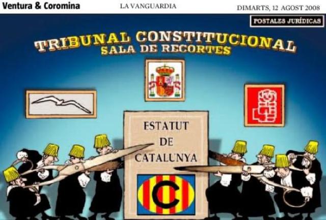 LA PRIMERA RETALLADA DE L'ESTATUT DE CATALUNYA