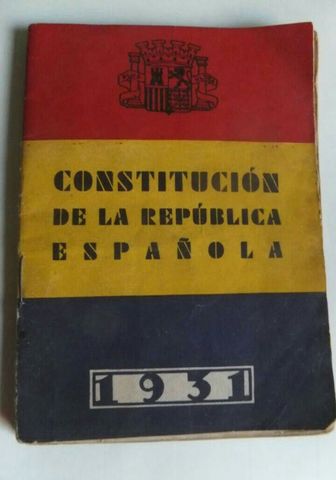 CONSTITUCIÓN ESPAÑOLA 1931