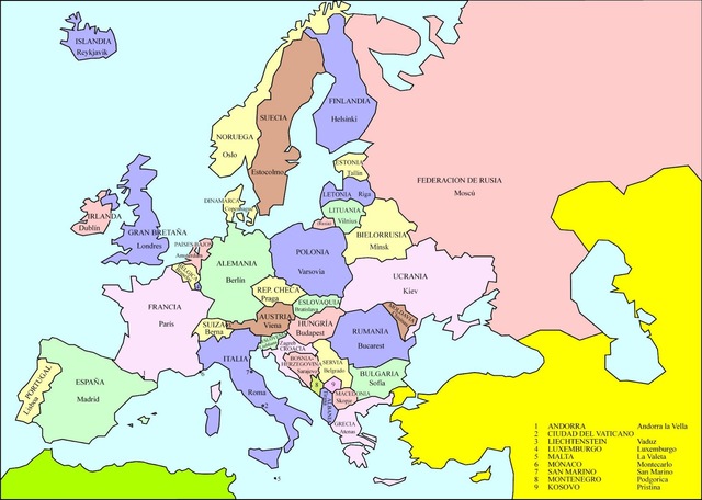 Alemania ocupó varios paises de Europa