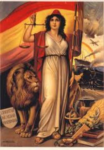 cae la república española