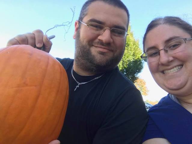 Our first Halloween pumpkin