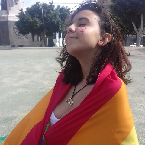 Voy a mi primera manifestación.