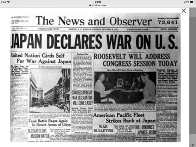 Japón invade Peral Harbor