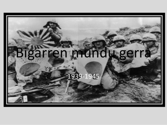 Bigarren munduko gerra