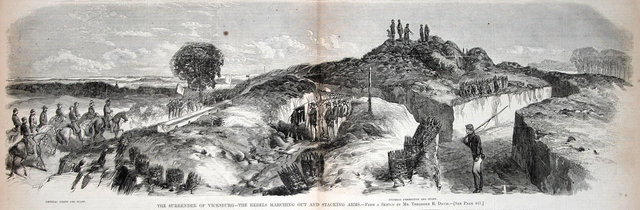 Vicksburg surrenders