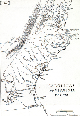 1663 Carolina Established