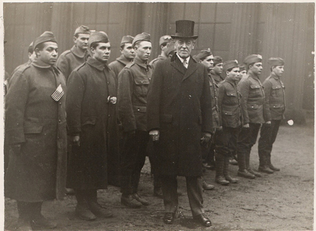 FINAL DRAFT OF PEACE TREATY IS PRESENTED TO PRESIDENT WILSON