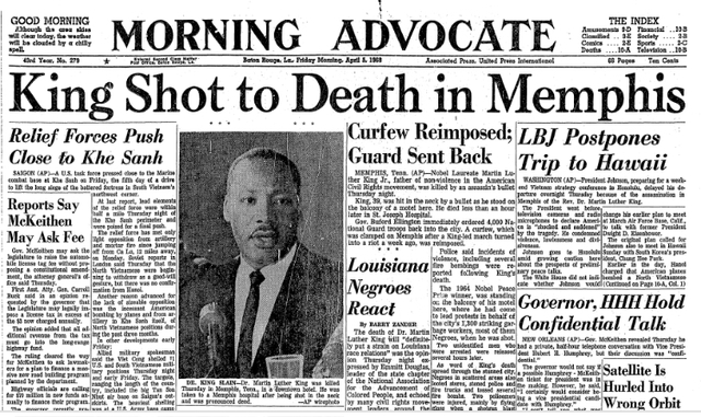 The Assassination of Martin Luther King Jr