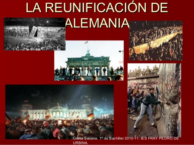 LA REUNIFICACION DE ALEMANIA