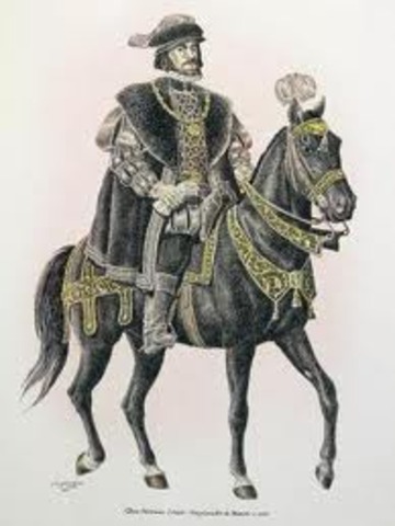 Spanish bring horses to the New World