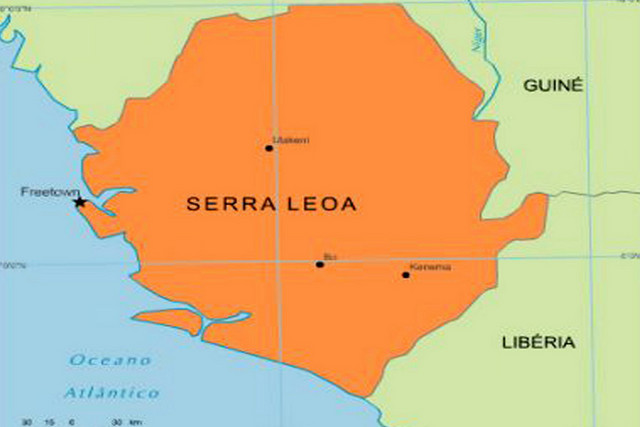 Chegada à Serra Leoa