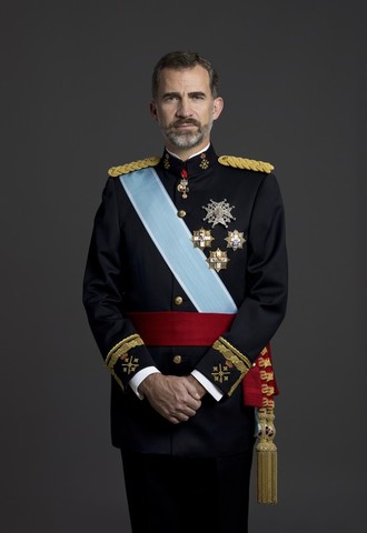 Fue proclamado rey Felipe VI