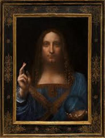 Da Vinci pinta el Salvator Mundi
