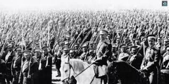 Russia withdraws from World War I