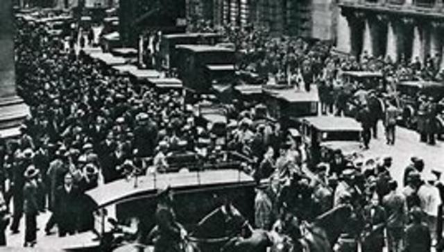 Cae la bolsa de Nueva York e inicia la gran depresión