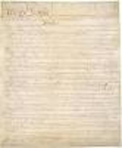 The Constitution is Written and Ratified