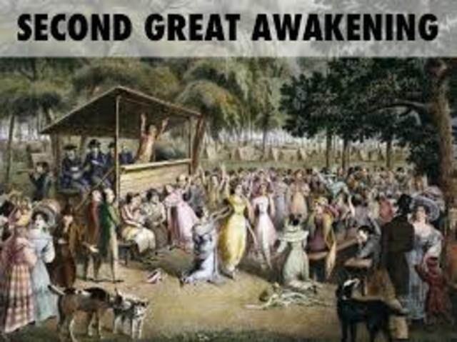 The Second Great Awakening Starts to get popular