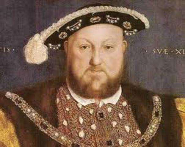 Enrique 8° rompe con la Iglesia Catolica