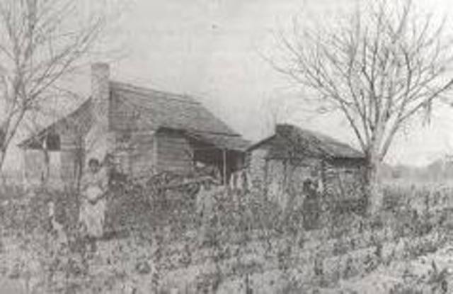 The South Suffers after their civil war loss