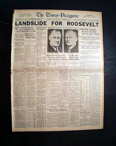 Roosevelt 1st Election