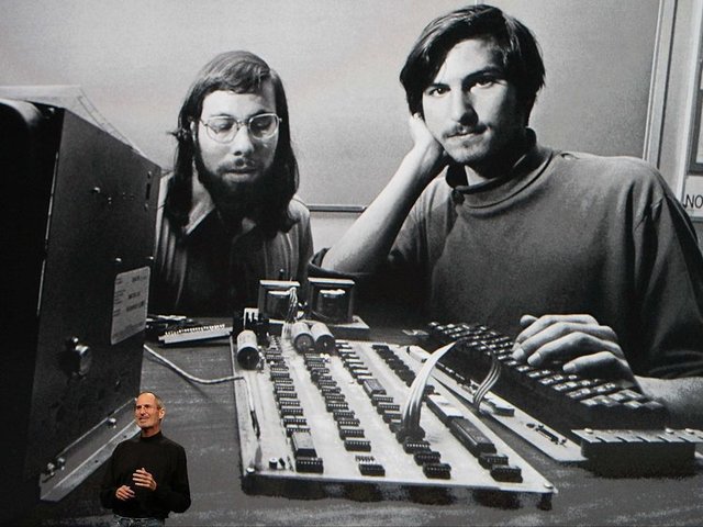 Steve Wozniak y Steve Jobs